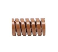 1pcs OD 16mm ID 8mm lunghezza 20-60 mm marrone extra pesante carico a spirale a spirale compressione molla elicoidale ( Size : 16 x 8 x 20mm )