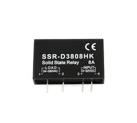 1pcs PCB SSR-D3803HK D3805HK D3808HK Dedicated With Pins 3A 5A 8A DC-AC Solid State Relay, Parti(D3808HK 8A)
