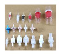 1pcs Plastic One Way Inline Valvola a gas Air Air Liquid fluidi liquidi Valvola a senso unico Connettori per tubi in PVC,8 (3×3mm)