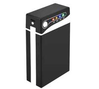 1PCS Portasigarette Intelligente 20 Capacità di Ricarica USB Scatola di Sigarette in Metallo Blocco Temporale Display A LED Smettere di Fumare Dispositivo di Controllo,A