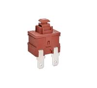 1pcs Power Switch Push Button KAN-L5 Switch 7.5A 250V AC 4Pin 2pin Water Heater Vacuum Cleaner Special Lock Self-locking IINKUEYK(2P)