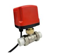 1PCS PPR20/25/32/40/50 PPR hot melt doppia valvola a sfera elettrica 2 linea/3 linea impermeabile IP65 valvola a sfera elettrica 12V 24V 220V(AC220V_CR04)