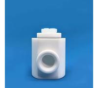 1pcs PTFE Electrolytic Cell - Photoelectrochemical Reactor for 3-Electrode System, Customizable Lab Setup (Unsealed 50ml)