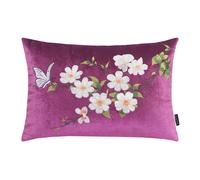 1pcs Rétro Floreale Ricamo Velluto Fodera per Cuscino Copricuscino Arredo Casa