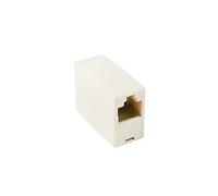 1Pcs Rj45 Jack In-Line Accoppiatore Cat7 Cat6 Cat5 8P8C Cavo Patch di Rete Connettore Extender Femmina a Femmina Bianco Design Attraente