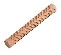 1pcs Rullo Manuale Argilla Fatta A Mano Rullo Manuale In Legno (The Leaf)