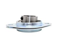 1PCS SAPFL204-12 SA204-12 3/4 PFL204 Unità di recinzione in acciaio stampato da 19,05 mm Chiusura eccentrica leggera Custodia con flangia a 2 bulloni