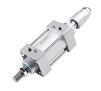 1PCS SCJ32 * 50/75/100/150/200-50-S Standard Pneumatico Air Cilindro Pistoni Regolabili Doppio Stelo Reset guarnizione a Prova di Polvere(Stroke 100-200mm,SCJ100)