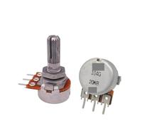 1pcs Single loop rotary potentiometer RK163 20K Ohm,3Pin The shaft length is 20mm Volume Knob