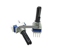 1pcs Single-turn rotary potentiometer RK11 B103 B10K，With a midpoint，The shaft length is 23mm