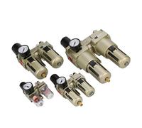 1PCS sorgente d'aria processore pneumatico in due pezzi AC5010-10 separatore olio-acqua regolazione della pressione filtro con nucleo in rame