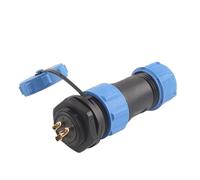 1PCS SP21 IP68 Presa Impermeabile Flangia/Testa/Dado Tipo Maschio e Femmina Connettore del Cavo for 8-12mm Cavo Elettrico Montaggio A Pannello(Back Nut TYPE,1 PCS_5P)