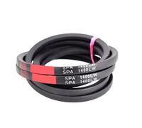 1pcs SPA2450 To SPA2500 LW Narrow V-belt Tools Motor Machine Powerlifting Conveyor Rollers Rubber Belt(SPA 2457 LW)