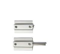 1PCS STA20/25/32/40/50/63/80/100 a semplice effetto Push Air Cilindro pneumatico corsa sottile quadrato compatto pistone 5-100mm(Stroke 20mm,STA100 (Bore 100mm))