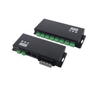 1PCS striscia luminosa DMX512 decoder PWM a tensione costante 24 canali 3 display digitale display controller for strisce luminose a LED for grandi progetti