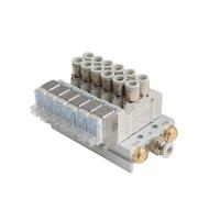 1pcs SY7120 Multi-Way Elettrovalvola Combinazione Singola Valvola a controllo elettronico SY7120-5LZD-01 SY7120-6LZD-01 Collettore (SY7120-6LZD-02 6mm, 6 stazioni)