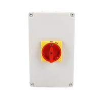 1PCS SZD11-100/300010-D 100A Pad Lock 3 Poli 3P Rotary Cam Isolatore On-Off Interruttore di interruzione del carico con la scatola