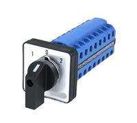 1PCS SZW26/LW26-20 3 posizioni ON OFF ON 8 fasi 32 terminali 20A interruttori a camma rotanti universali 64X64 48X48 mm(D808.8 1 0 2 48X48mm)