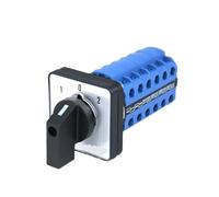 1PCS SZW26/LW26-20 6 Fase 24 Viti 20A 660V 64X64 48X48mm Pannello Universale Trasferimento Rotary Switch Commutatore Interruttore di Controllo(D606.6 1 0 2 64X64mm)