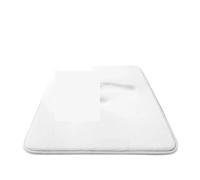 1pcs Thickened Solid Color Absorbent Carpet Flannel Bathroom Floor Mat Entrance Non-slip Door Per Bagno(Color 1)