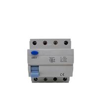 1PCS Tipo C/D Interruttore differenziale 1P+N/2P/3P/3P+N/4P Polo 63a Elcb/RCD/rccb/rcbo(4P16A100MA,AC Class EC Type)