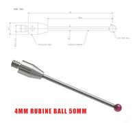 1pcs Touch Sonda Filo 4mm 50mm Lungo A-5003-4799 Practical Alta Qualità