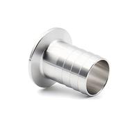 1pcs Tri Clamp Portagomma, OD8 10 12 14 16 19 25mm Adattatore Di Accoppiamento Raccordo For Tubo Sanitario In Acciaio Inossidabile Puntale OD50.5 64mm Raccordi For Tubi Homebrew ( Size : 19mm x Ferrul