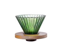 1pcs V60 Glass Coffee Dripper Coffee Server Set Coffee Funnel Dripper Heat Resistant Coffee Pot Pour Ove