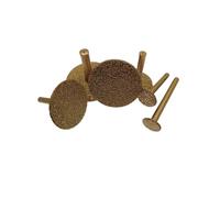 1PCS Vacuum Brazed T-shaped Burrs 6 Shank Grinding Head For Stone Jade Polishing Cutting Electric Carving Tools(Dia. 40mm)