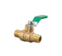 1PCS valvola a sfera in rame addensato 1/4 "3/8" 1/2 "BSPT filettatura esterna for valvola di commutazione acqua di rubinetto accessori idraulici(1/4")
