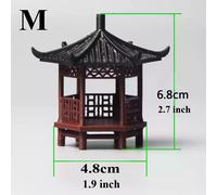 1pcs Vasca Acquario Piccolo Ornamento Fai Micro-Landscaping Decorativi Pergola