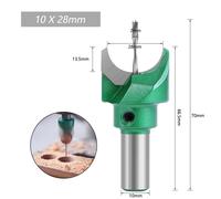1pcs Verde 10mm Codolo Buddha Perlina Fresa Trapano Punta Falegnameria Strumenti