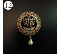 1pcs Vintage Distintivo Spilla Barocco Papillon Cappotto Maglione Pin Accessorio