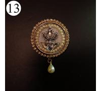 1pcs Vintage Distintivo Spilla Barocco Papillon Cappotto Maglione Pin Accessorio