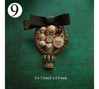 1pcs Vintage Distintivo Spilla Barocco Papillon Cappotto Maglione Pin Accessorio