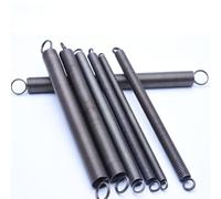 1pcs Wire Dia 4mm 5mm Tension Sping Steel Dual Hook Cylindroid Helical Pullback Extension Spring Length 300mm(5x38x300mm)