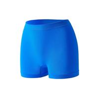1pcs Women Seamless High Waist Short Panties Hip Lift Safety Pant Lady Sport Underwear Adatto per Yoga e Jogging(Blue,S (45-55kg))