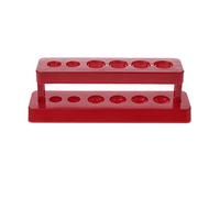 1pcTest Tubo Holder 6 Foro Rack Rosso Stand Burette Stand Mensola Laboratorio Decorazione Ghirlanda Pendente Ghirlanda Pendente Decorazioni Decorazioni Pasqua Cestino Regalo Gancio Luci Porta Piccolo