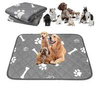 1Pezzi 90x120cm Tappetini Assorbenti per Cani,Txeouse Tappetino per Addestramento del Cane Riutilizzabile,Super Assorbente,Impermeabil,Antiscivolo,per Gatti Cane, Conigli, Porcellini, Grigio
