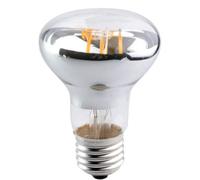 1Pezzi lampadine a filamento LED Dimmerabile R63 6W Attacco E27, Bianco caldo 2700K, Equivalente a 60W, 220V AC (6.1)
