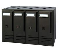 1PEZZO ALUBOX CASSETTA POSTALE A 4 POSTI GHISA ART. C4