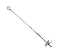1PEZZO ANCORA PER VIGNETO ZINCATA - ? cm.14x100h. asta ? mm.12
