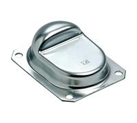1PEZZO ARRESTO PER CANCELLI A BATTENTE ART. 166 tipo piccolo - mm 120 x 100 - h.42
