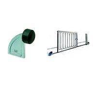 1PEZZO ARRESTO PER CANCELLI SCORREVOLI ART.200 par. ø 42 - dim. mm 70x115