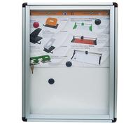 1PEZZO BACHECA IN ALLUMINIO CON FONDO MAGNETICO CM.45X60X4,5