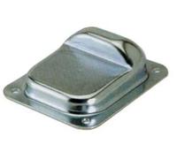 1PEZZO BATTENTE ARRESTO PER CANCELLI A FISSARE ART.380F - mm.130x160x48h.