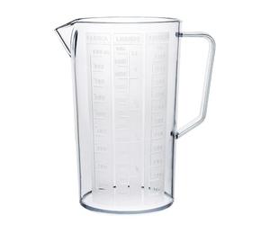 1PEZZO CARAFFA GRADUATA FLORIDA Ï cm. 12x19 h - lt. 1,5