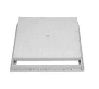 1PEZZO CHIUSINO CON TELAIO PER POZZETTO APERTURA CON BULLONE - cm.35x35