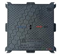 1PEZZO CHIUSINO IN GHISA C250 URBE - 40 x 40 - Kg 12
