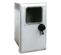 1PEZZO CONTENITORE MONOFASE Con vetro d'ispezione cm. 23x24x42 h